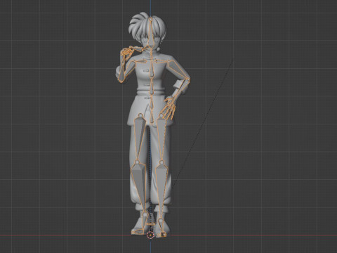 Ranma Saotome Female - Ranma 3D Model
