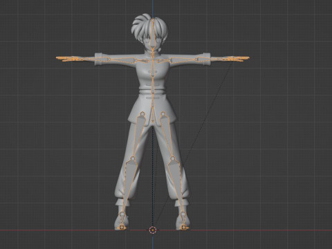 Ranma Saotome Female - Ranma 3D Model