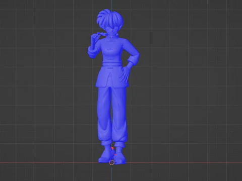 Ranma Saotome Kadın - Ranma 3D Model