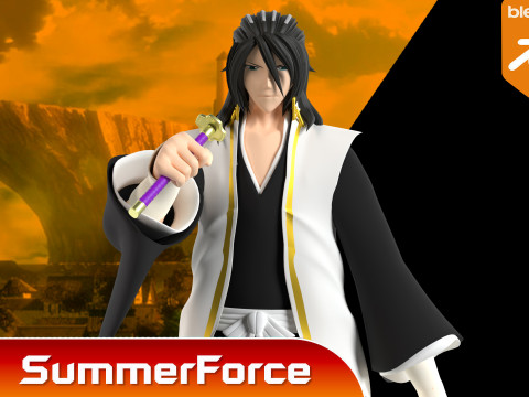 Byakuya Kuchiki - Bleach 3D 模型