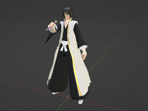 Byakuya Kuchiki - Bleach 3D 模型