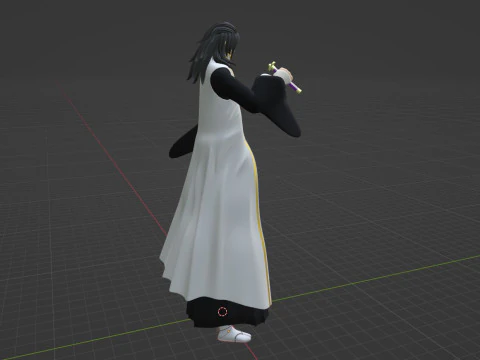 Byakuya Kuchiki - Bleach 3D Model
