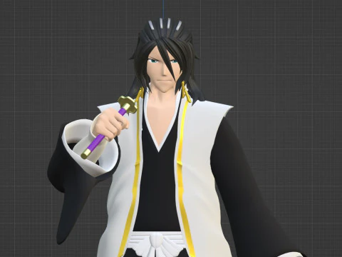 Byakuya Kuchiki - Bleach 3D Model