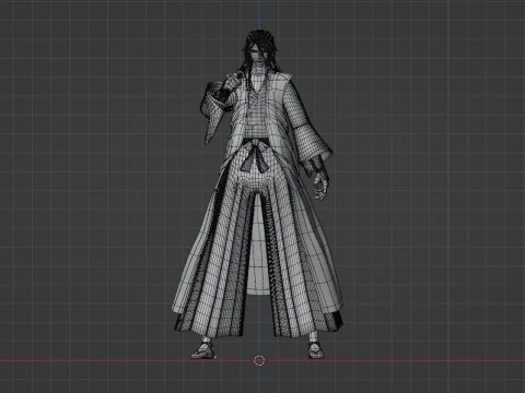 Byakuya Kuchiki - Bleach 3D Model