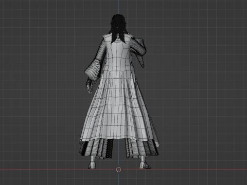 Byakuya Kuchiki - Bleach 3D Model