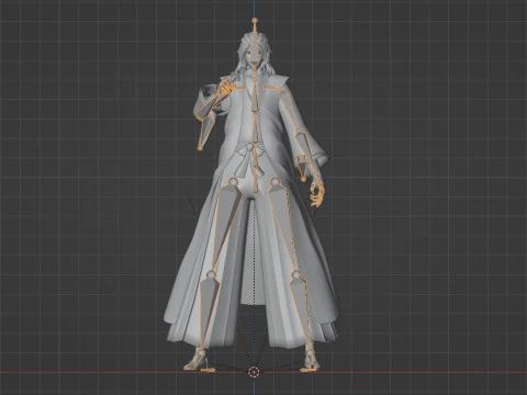 Byakuya Kuchiki - Bleach 3D Model