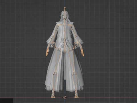 Byakuya Kuchiki - Bleach 3D Model