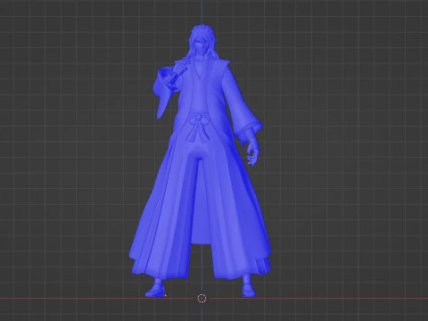 Byakuya Kuchiki - Bleach 3D Model