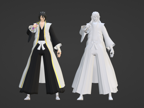 Byakuya Kuchiki - Bleach 3D 模型