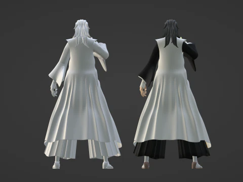 Byakuya Kuchiki - Bleach 3D Model