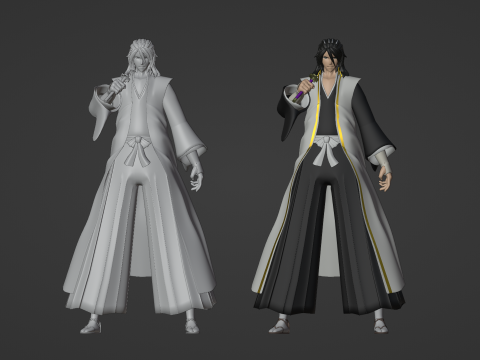 Byakuya Kuchiki - Bleach 3D 模型