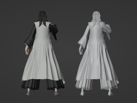 Byakuya Kuchiki - Bleach 3D 模型