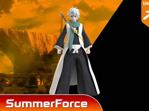 Toshiro Hitsugaya - Bleach 3D Model