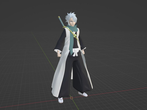 Toshiro Hitsugaya - Bleach 3D Model