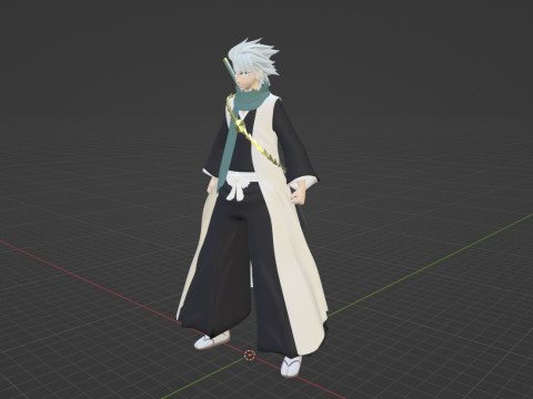 Toshiro Hitsugaya - Bleach 3D Model