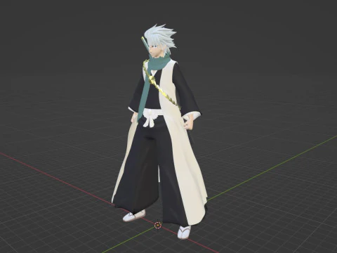 Toshiro Hitsugaya - Bleach 3D Model