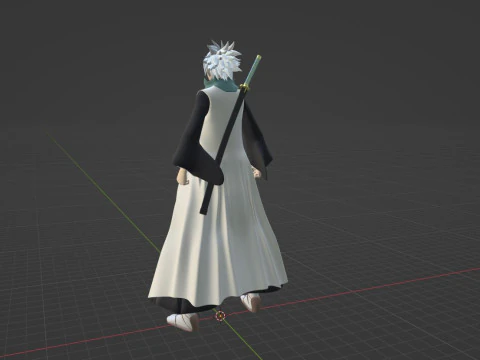 Toshiro Hitsugaya - Bleach 3D Model