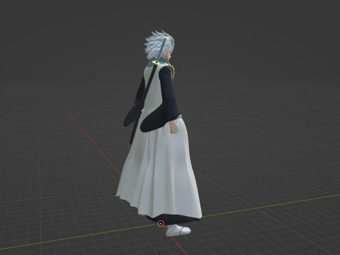 Toshiro Hitsugaya - Bleach 3D Model