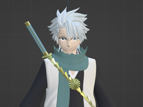 Toshiro Hitsugaya - Bleach 3D Model