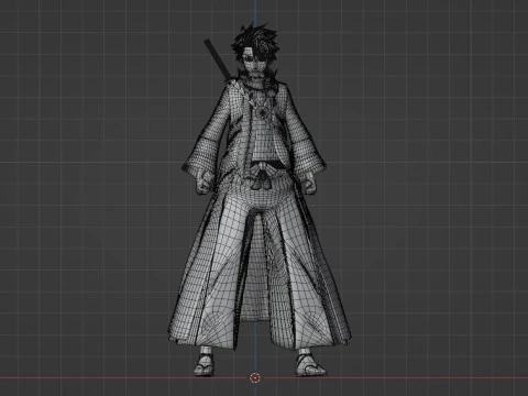 Toshiro Hitsugaya - Bleach 3D Model