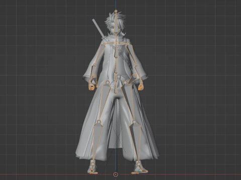 Toshiro Hitsugaya - Bleach 3D Model