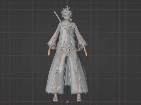 Toshiro Hitsugaya - Bleach 3D Model