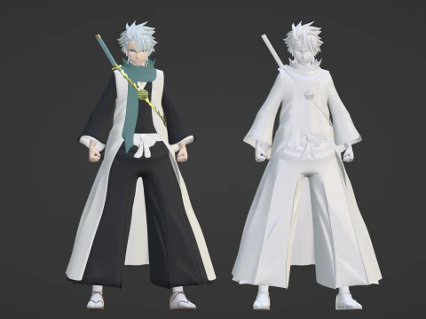 Toshiro Hitsugaya - Bleach 3D Model
