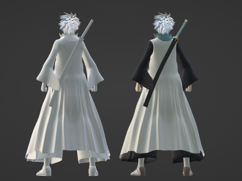 Toshiro Hitsugaya - Bleach 3D Model