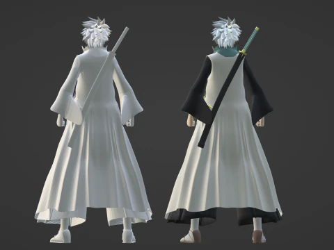 Toshiro Hitsugaya - Bleach 3D Model