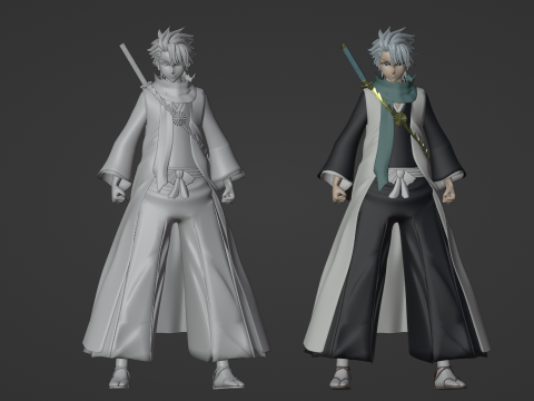 Toshiro Hitsugaya - Bleach 3D Model