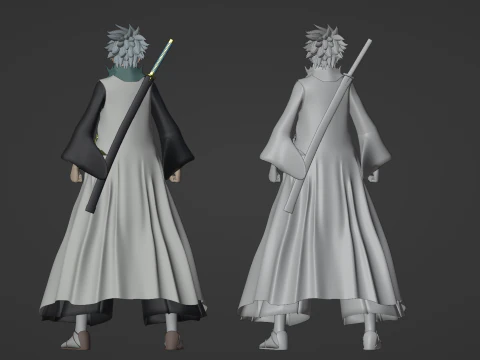 Toshiro Hitsugaya - Bleach 3D Model