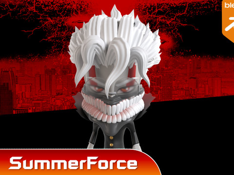 Okarun Turbo Granny Form SD - Dandadan Modelo 3D