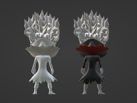 Okarun Turbo Granny Form SD - Dandadan Modelo 3D