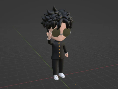 Okarun SD - Dandadan 3D Model