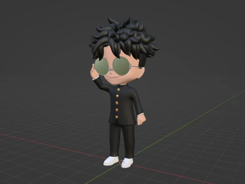 Okarun SD - Dandadan 3D Model