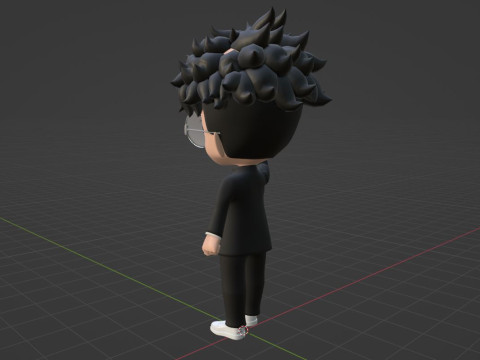 Okarun SD - Dandadan Modelo 3D