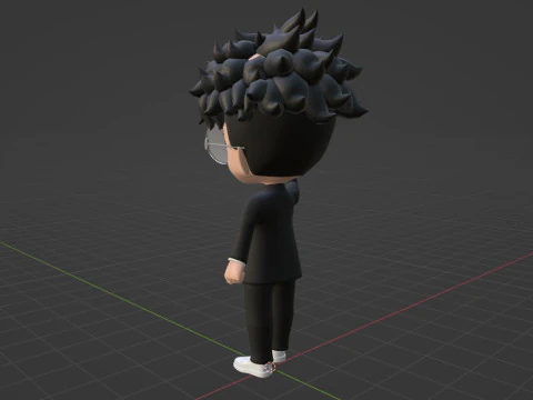 Okarun SD - Dandadan 3D Model