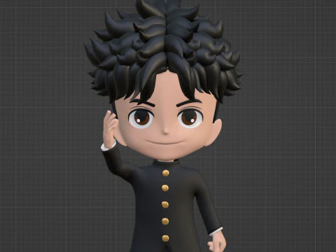 Okarun SD - Dandadan 3D Model
