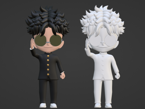 Okarun SD - Dandadan Modelo 3D