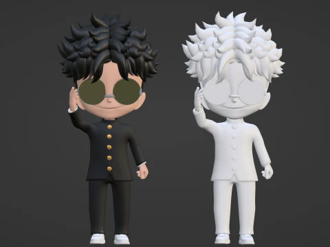 Okarun SD - Dandadan 3D Model
