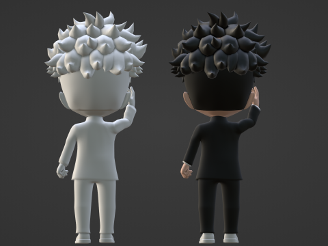 Okarun SD - Dandadan Modelo 3D