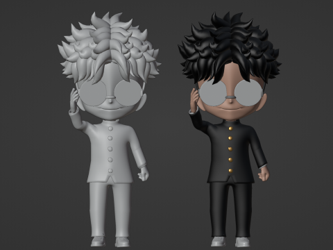 Okarun SD - Dandadan Modelo 3D