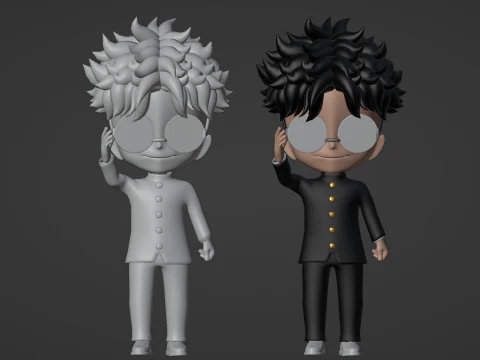 Okarun SD - Dandadan 3D Model