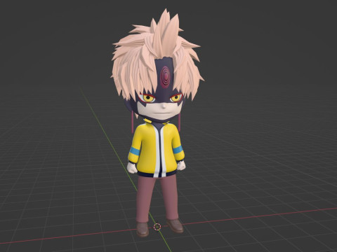 Jiji Evil eye SD - Dandadan 3D Model