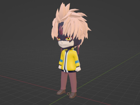 Jiji Evil eye SD - Dandadan 3D Model
