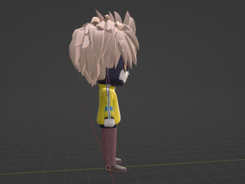 Jiji Evil eye SD - Dandadan 3D Model