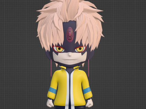 Jiji Evil eye SD - Dandadan 3D Model