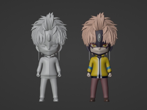 Jiji Evil eye SD - Dandadan 3D Model