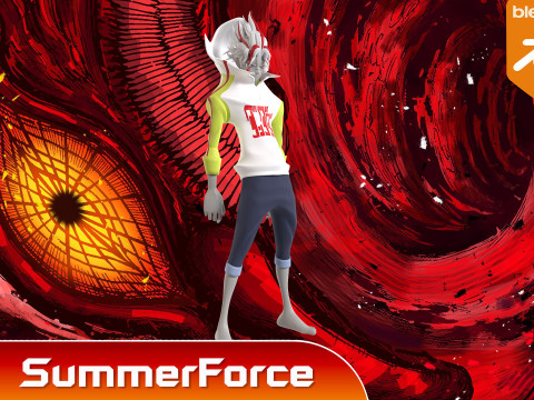 Okarun Turbo Granny Form - Dandadan 3D Модель
