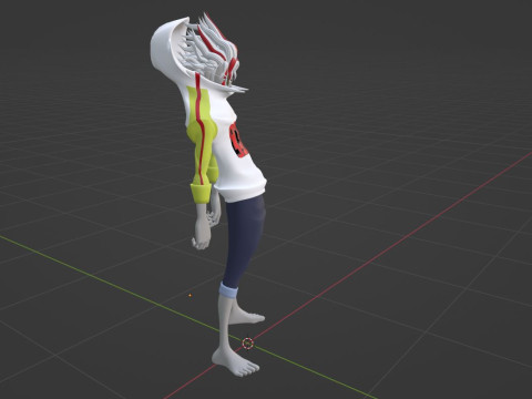 Okarun Turbo Granny Form - Dandadan 3D Модель
